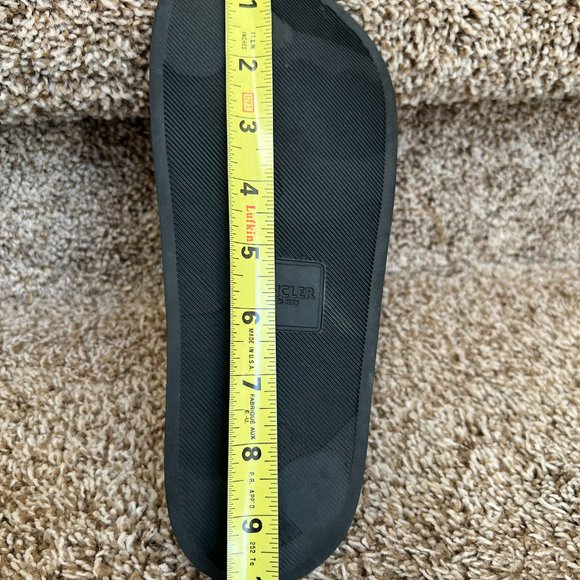 MONCLER Men's Rubber Colorblock Pattern Slides- - Picture 15 of 15